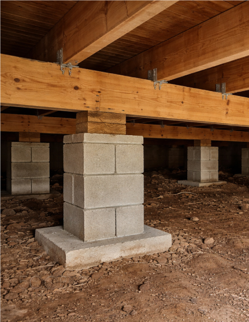 Pier and Beam Foundation Repair